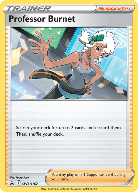 Professor Burnet (SWSH167) — SWSH Black Star Promos