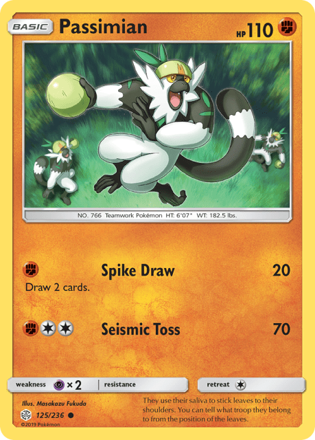 Passimian (Reverse Holofoil) (125) — Cosmic Eclipse