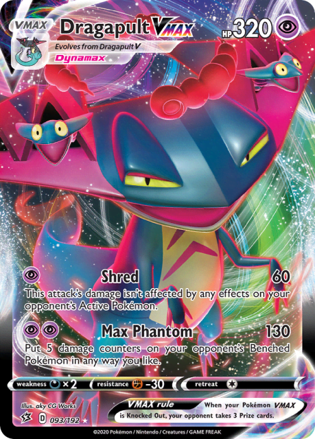 Dragapult VMAX (Holofoil) (93) — Rebel Clash