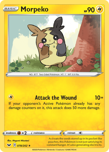 Morpeko (78) — Sword & Shield