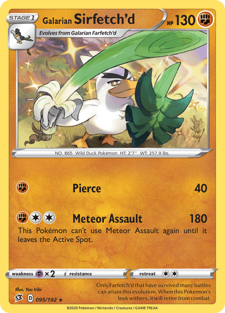 Galarian Sirfetch'd (95) — Rebel Clash