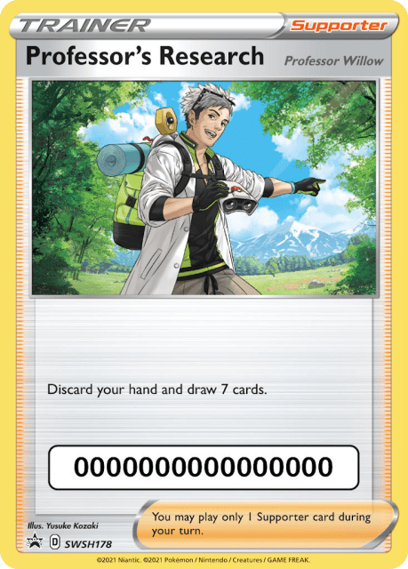 Professor's Research (SWSH178) — SWSH Black Star Promos