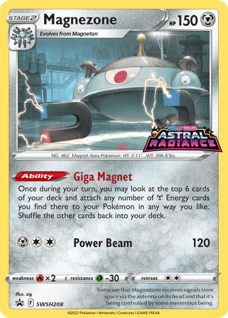 Magnezone (Holofoil) (SWSH208) — SWSH Black Star Promos