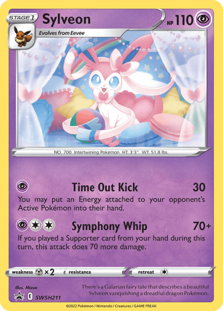 Sylveon (Holofoil) (SWSH211) — SWSH Black Star Promos