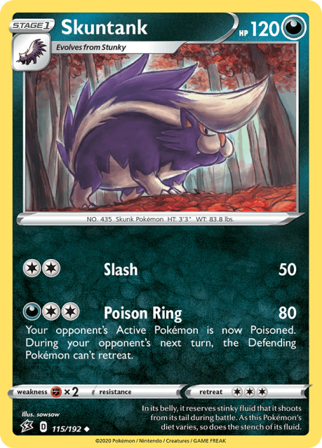 Skuntank (Reverse Holofoil) (115) — Rebel Clash
