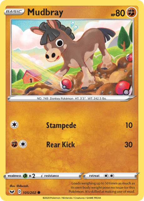 Mudbray (105) — Sword & Shield