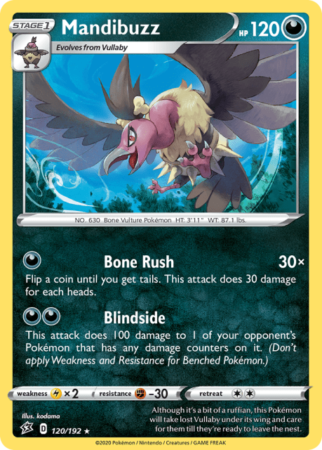 Mandibuzz (Reverse Holofoil) (120) — Rebel Clash