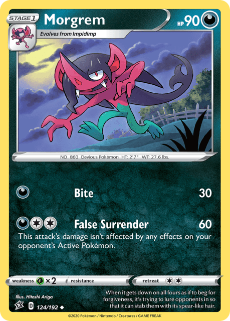 Morgrem (Reverse Holofoil) (124) — Rebel Clash