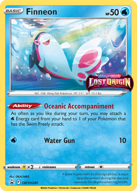 Finneon (Holofoil) (SWSH240) — SWSH Black Star Promos