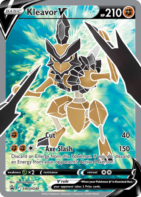 Kleavor V (Holofoil) (SWSH248) — SWSH Black Star Promos