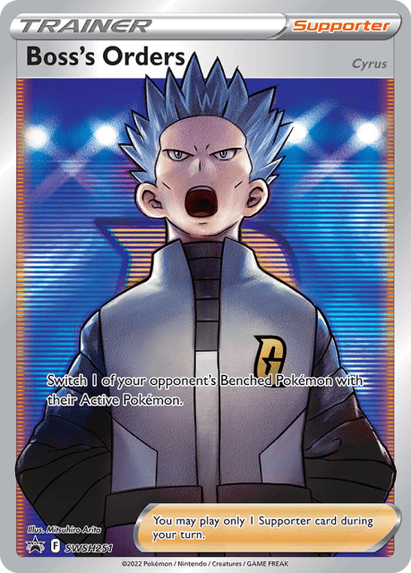 Boss's Orders (Holofoil) (SWSH251) — SWSH Black Star Promos