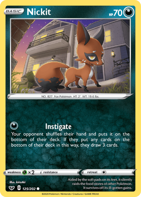 Nickit (Reverse Holofoil) (125) — Sword & Shield