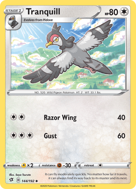 Tranquill (Reverse Holofoil) (144) — Rebel Clash