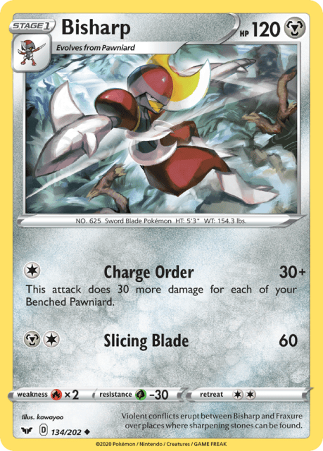 Bisharp (134) — Sword & Shield