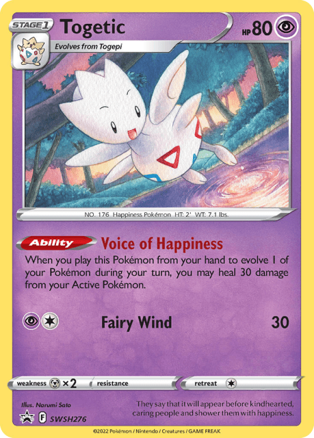 Togetic (Holofoil) (SWSH276) — SWSH Black Star Promos