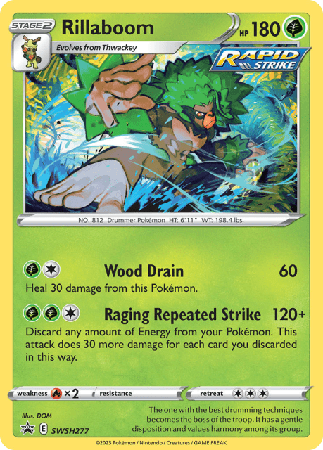 Rillaboom (Holofoil) (SWSH277) — SWSH Black Star Promos