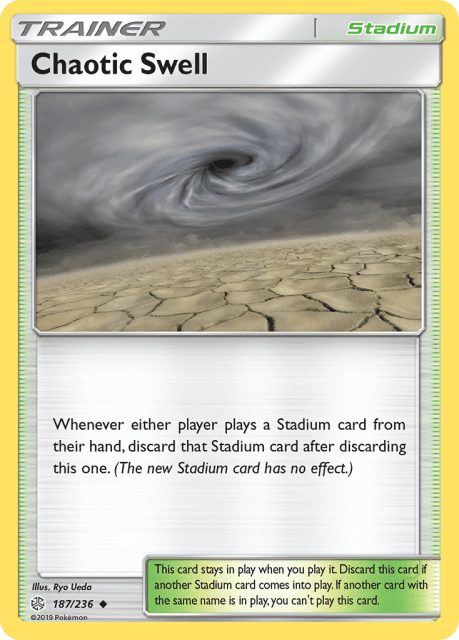 Chaotic Swell (Reverse Holofoil) (187) — Cosmic Eclipse