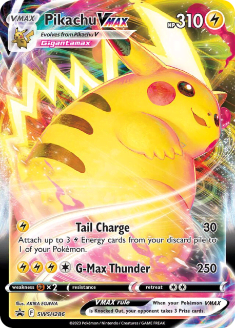 Pikachu VMAX (Holofoil) (SWSH286) — SWSH Black Star Promos