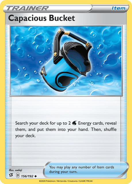 Capacious Bucket (Play Pokemon Stamp) (156) — Rebel Clash