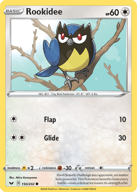 Rookidee (Reverse Holofoil) (150) — Sword & Shield