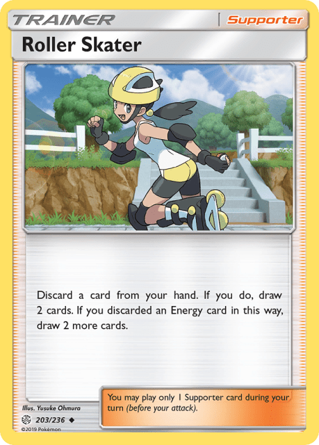 Roller Skater (Reverse Holofoil) (203) — Cosmic Eclipse