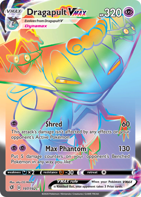 Dragapult VMAX (Holofoil) (197) — Rebel Clash