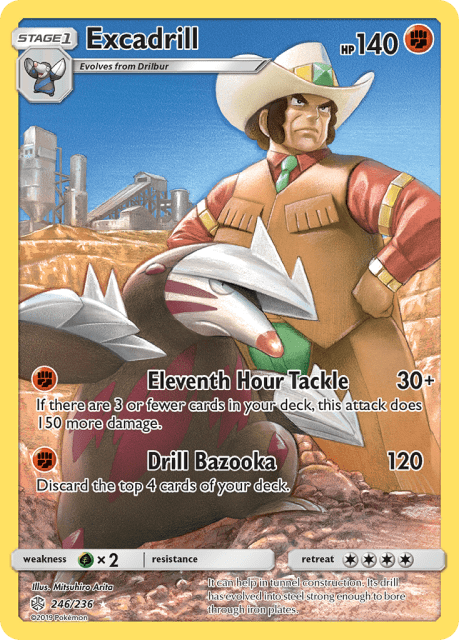 Excadrill (Holofoil) (246) — Cosmic Eclipse