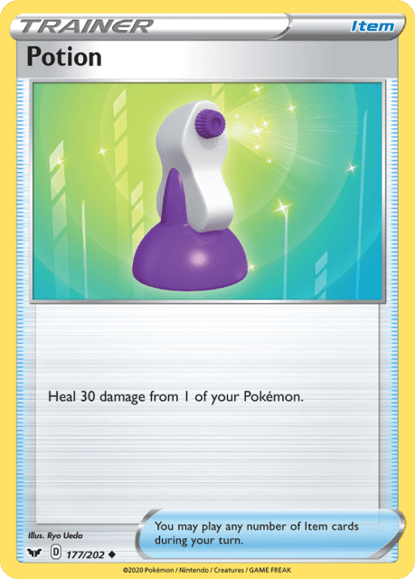 Potion (Reverse Holofoil) (177) — Sword & Shield