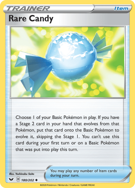 Rare Candy (Play Pokemon Stamp) (180) — Sword & Shield