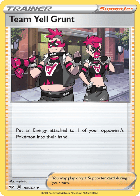 Team Yell Grunt (184) — Sword & Shield