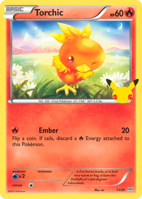 Torchic (11) — McDonald's Collection 2021