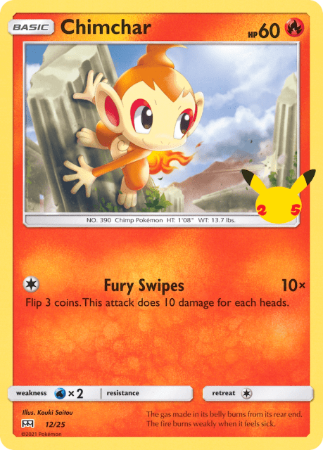 Chimchar (12) — McDonald's Collection 2021