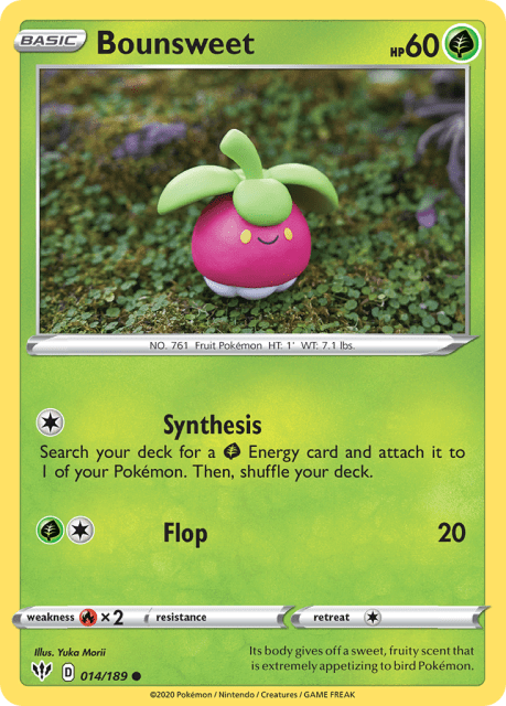 Bounsweet (Reverse Holofoil) (14) — Darkness Ablaze
