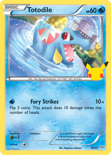 Totodile (Holofoil) (18) — McDonald's Collection 2021