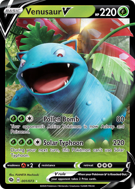 Venusaur V (Holofoil) (1) — Champion's Path