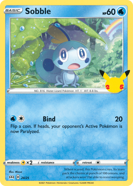 Sobble (Holofoil) (24) — McDonald's Collection 2021