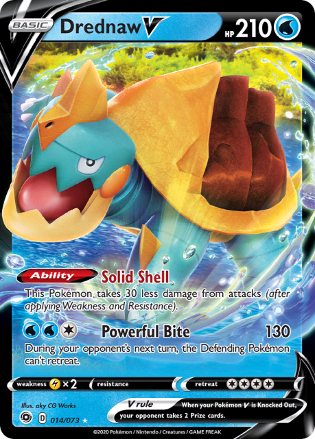 Drednaw V (Holofoil) (14) — Champion's Path