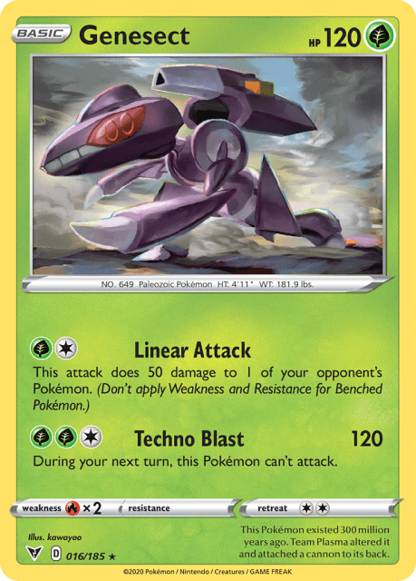 Genesect (Reverse Holofoil) (16) — Vivid Voltage
