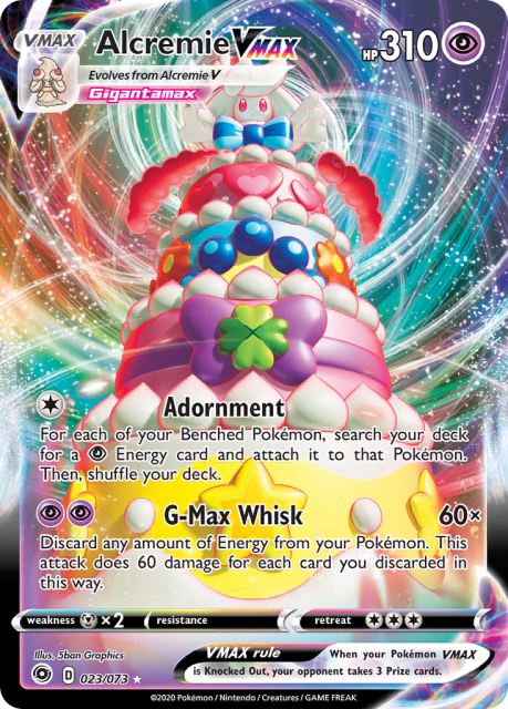 Alcremie VMAX (Holofoil) (23) — Champion's Path