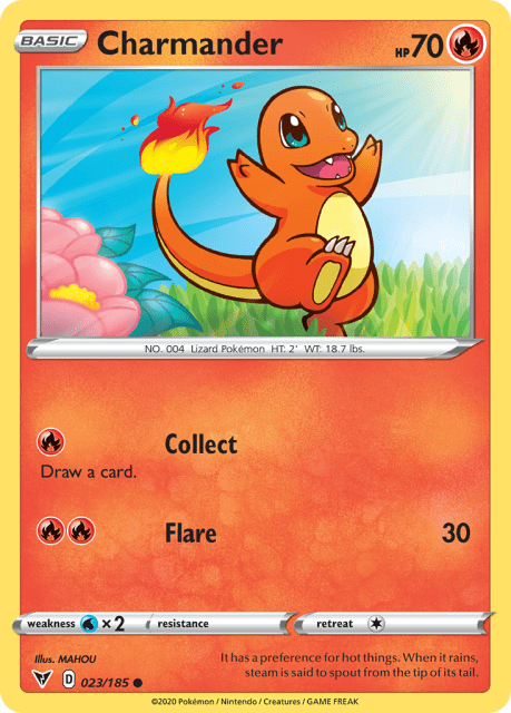 Charmander (Reverse Holofoil) (23) — Vivid Voltage
