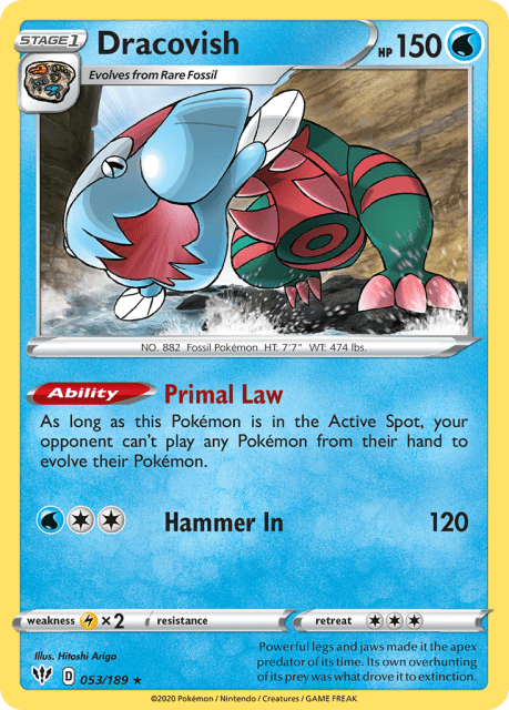 Dracovish (Holofoil) (53) — Darkness Ablaze