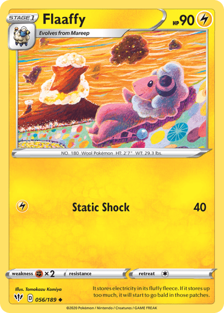 Flaaffy (Reverse Holofoil) (56) — Darkness Ablaze