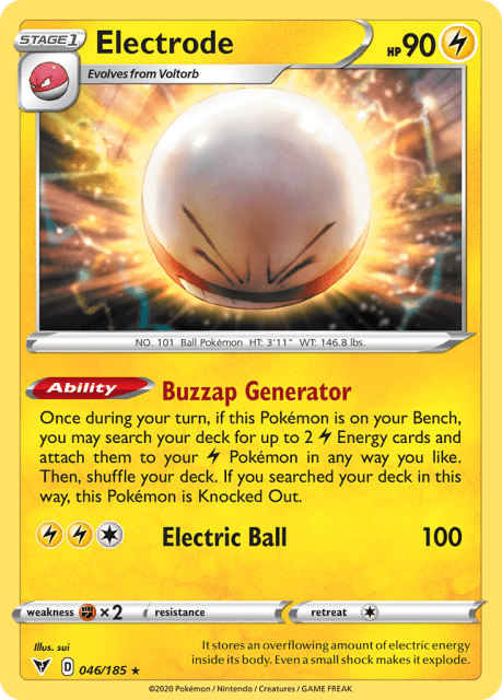 Electrode (Reverse Holofoil) (46) — Vivid Voltage