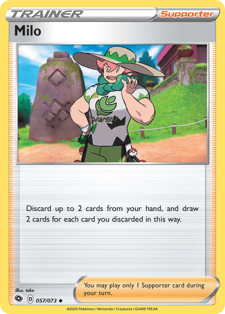 Milo (Reverse Holofoil) (57) — Champion's Path