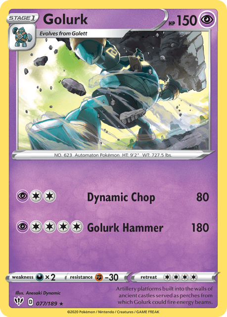 Golurk (77) — Darkness Ablaze