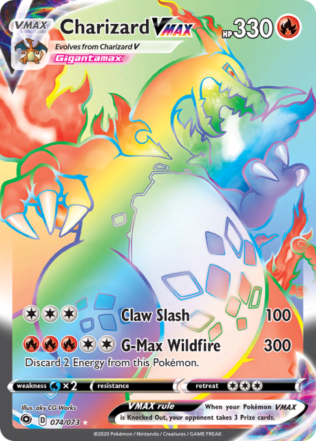 Charizard VMAX (Holofoil) (74) — Champion's Path