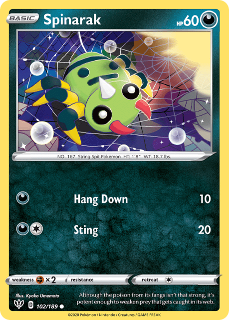 Spinarak (102) — Darkness Ablaze