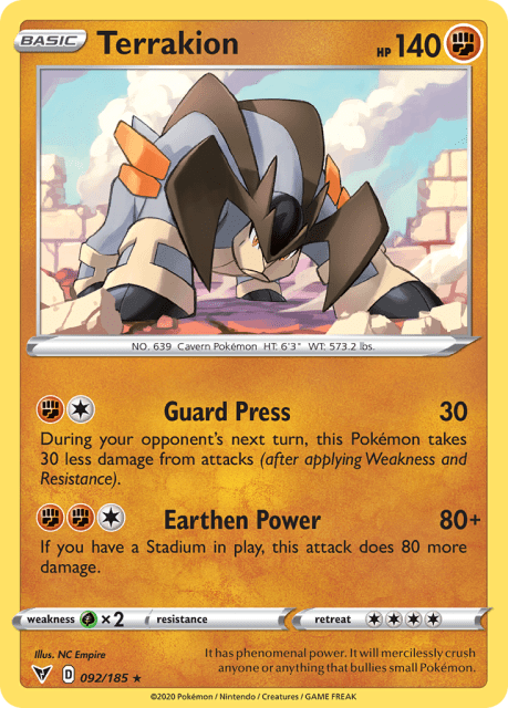 Terrakion (92) — Vivid Voltage