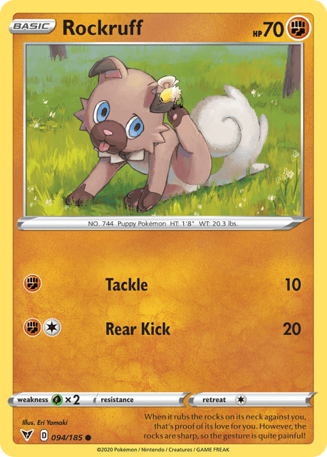 Rockruff (94) — Vivid Voltage