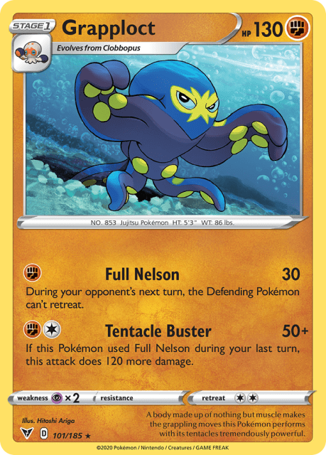 Grapploct (Reverse Holofoil) (101) — Vivid Voltage